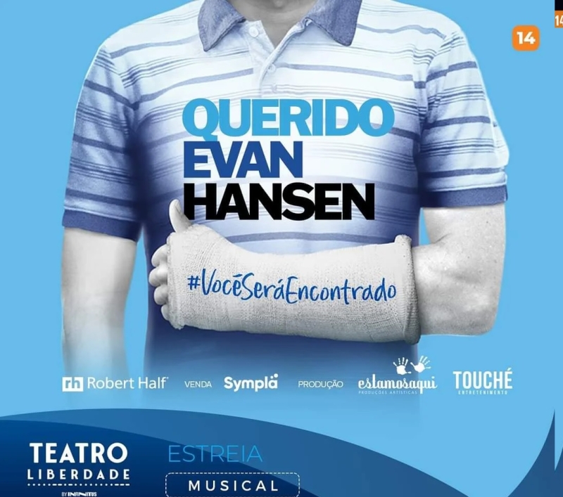 Broadway Phenomenon DEAR EVAN HANSEN (Querido Evan Hansen) Opens in São Paulo, Addressing Serious Issues With Consciense, Sensibility and a Nice Score  Image