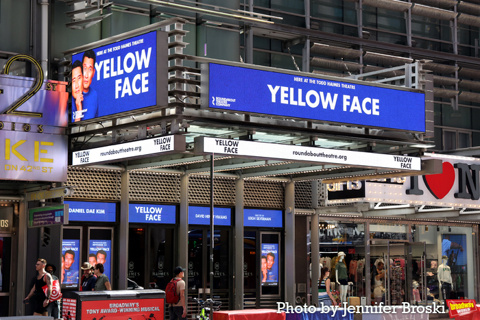 Up on the Marquee: YELLOW FACE Image