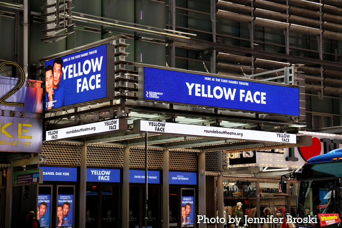 Up on the Marquee: YELLOW FACE Image