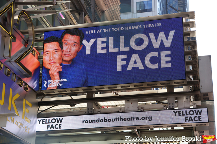 Up on the Marquee: YELLOW FACE Image