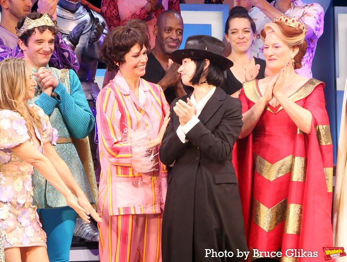 Choreographer Lorin Latarro, Michael Urie, Sutton Foster, Amy Sherman-Palladino and A Photo