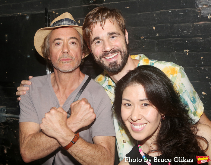 Robert Downey Jr., Martin Landry and Ruthie Ann Miles Photo