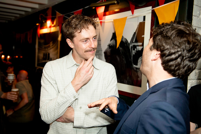 Tom Byrne attends The 39 Steps press night afterparty at Walkers of Whitehall, London Photo