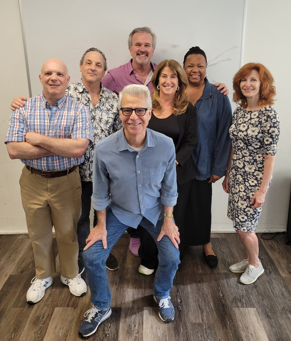 Mark Waldrop (center), Eddie Korbich, Jeffrey Lodin, George Dvorsky, Rebecca Eichenbe Photo