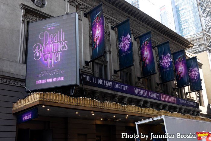 Up on the Marquee: DEATH BECOMES HER Image