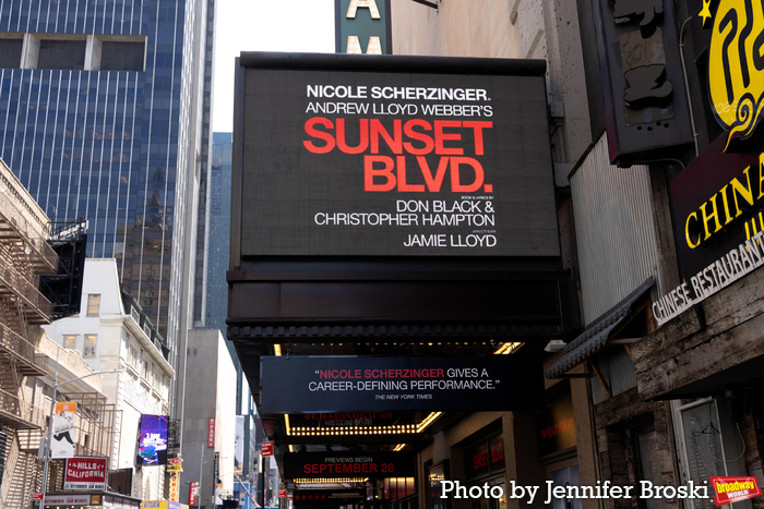 Up on the Marquee: SUNSET BLVD. Image