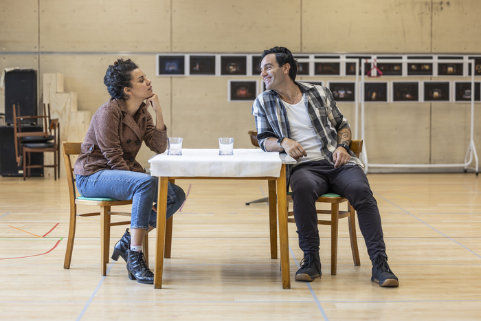 Photos: Young Vic's A FACE IN THE CROWD Starring Karimloo and Lucas in Rehearsal Image