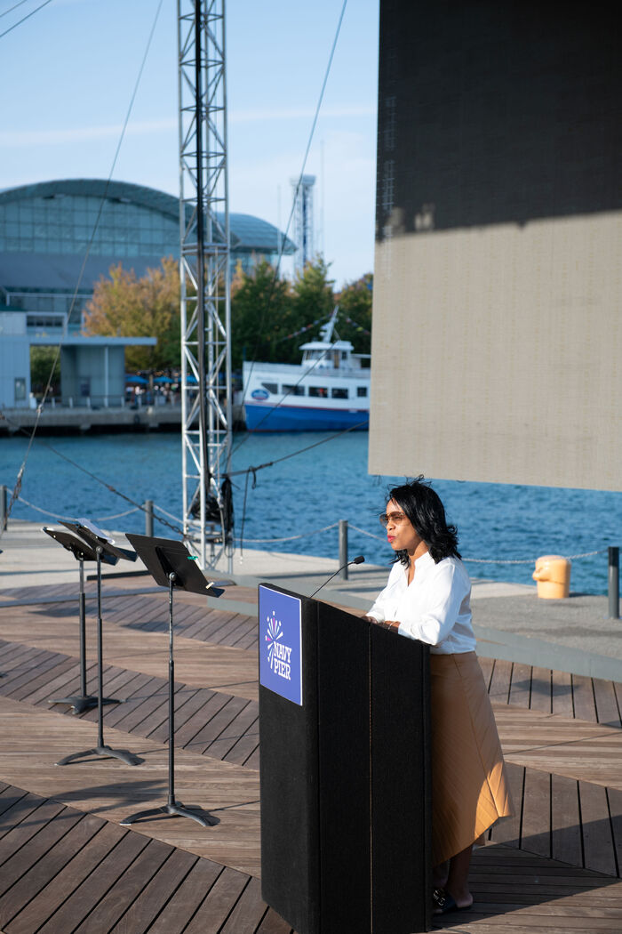 Photos: Legacy of Lorraine Hansberry Celebrated at Dedication Ceremony of Sculpture in Navy Pier  Image