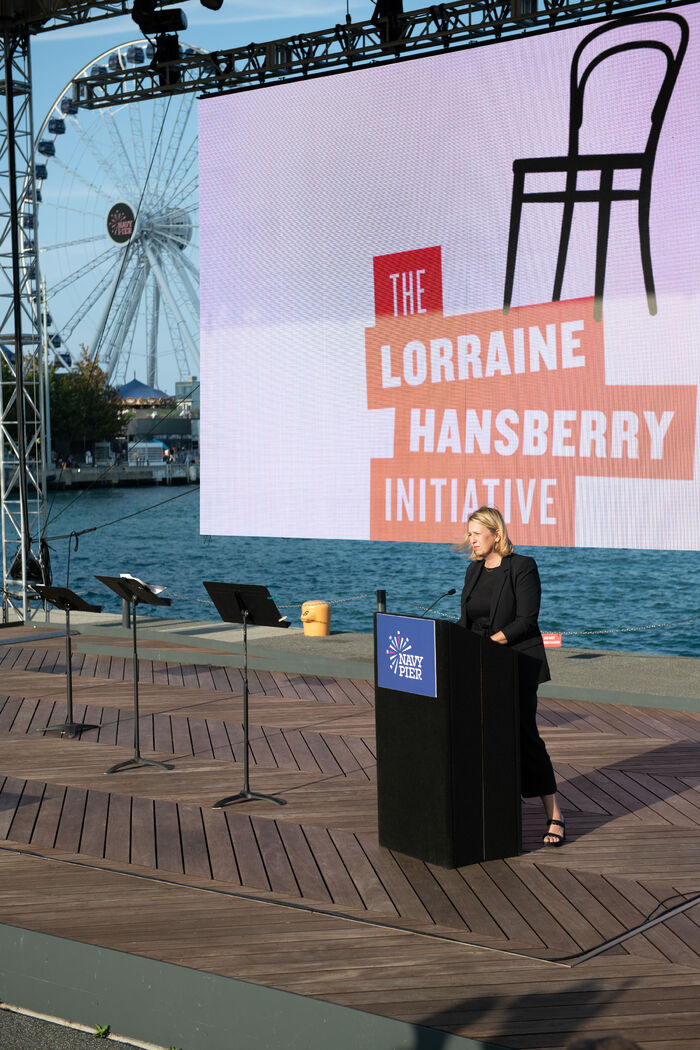 Photos: Legacy of Lorraine Hansberry Celebrated at Dedication Ceremony of Sculpture in Navy Pier  Image