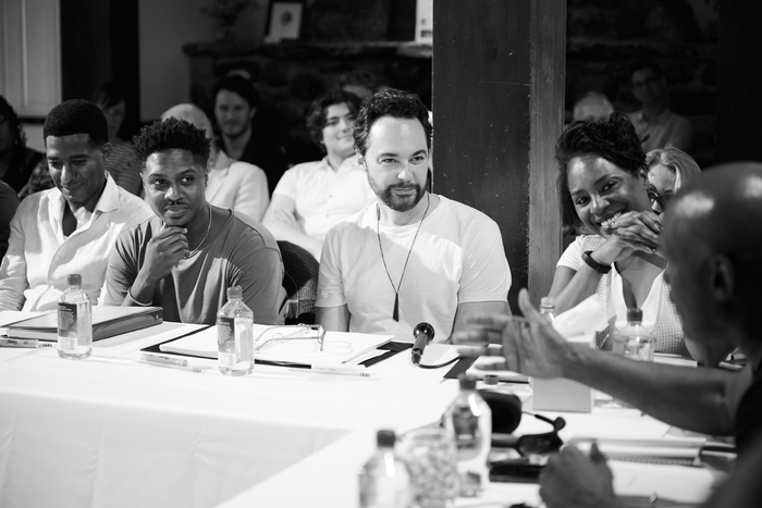 Billy Eugene Jones, Ephraim Sykes, Jim Parsons, and Michelle Wilson Photo