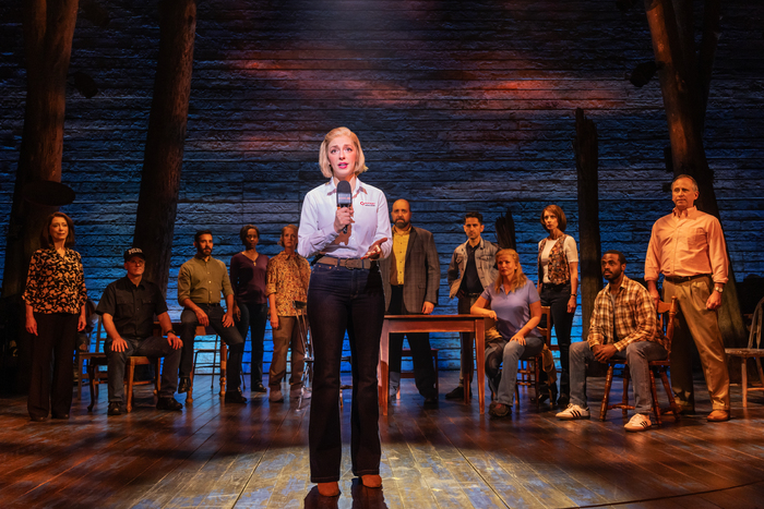 Steffi DiDomenicantonio and the cast of COME FROM AWAY Photo