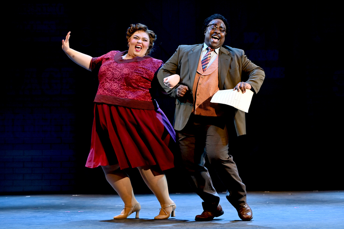 Kat Gold (Maggie Jones) and Rendell DeBose (Bert Barry) Photo