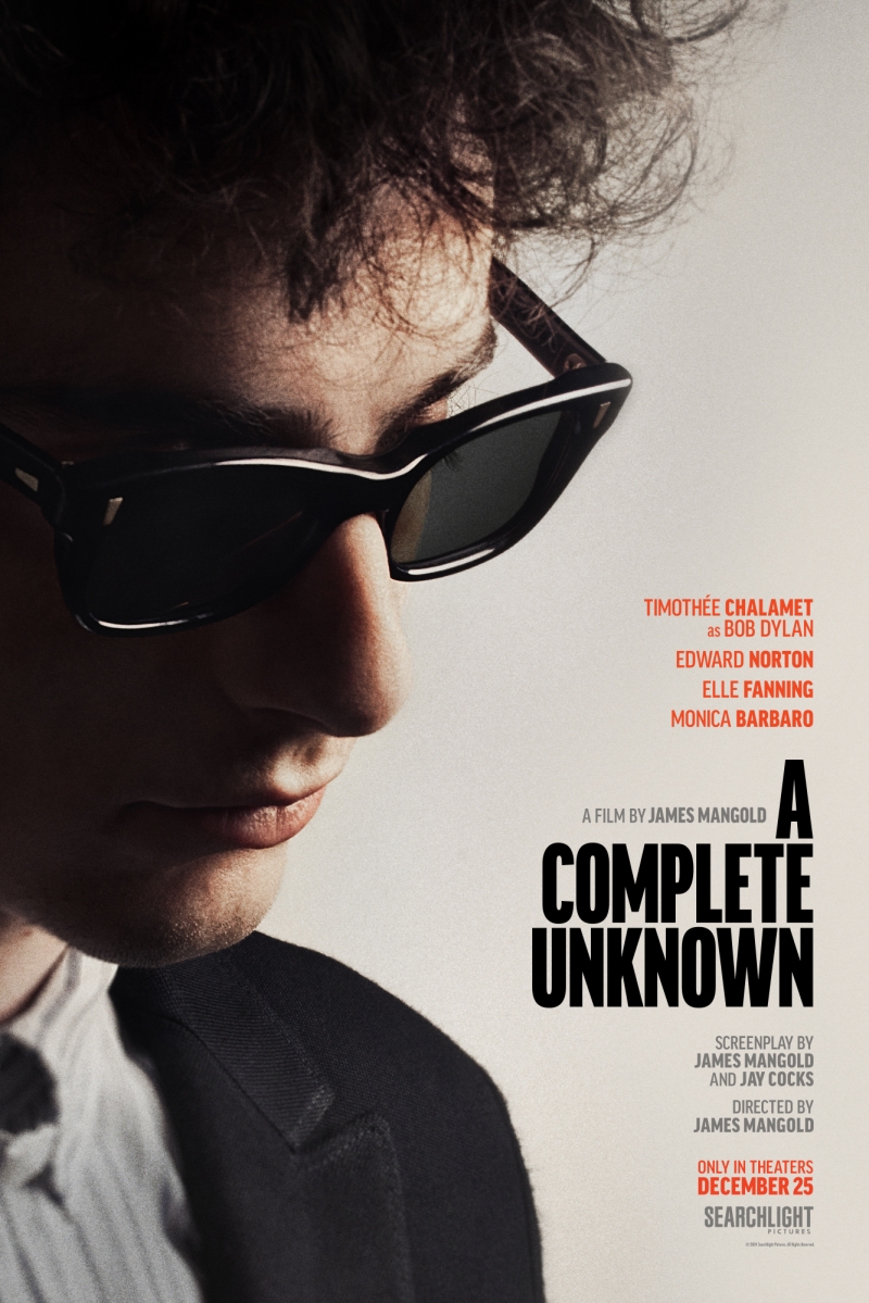 Photo: First Poster for A COMPLETE UNKNOWN With Timothée Chalamet  Image