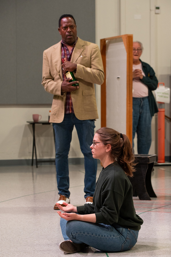 Amanda Fink with James Vincent Meredith and Francis Guinan Photo