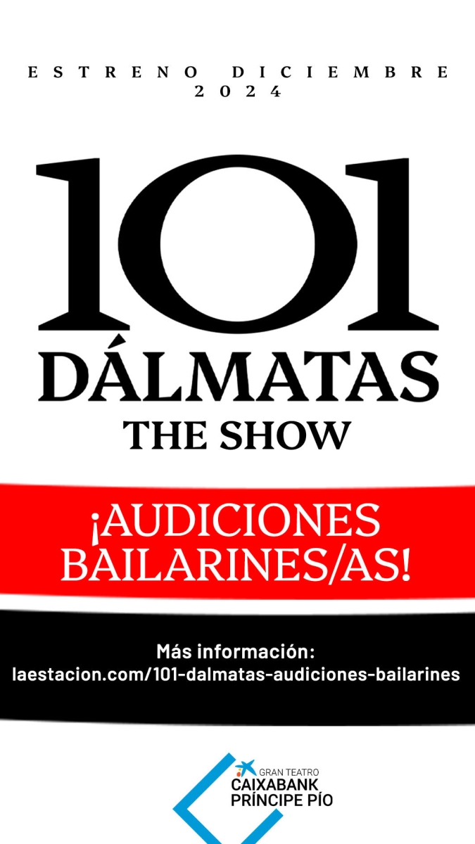 CASTING CALL: 101 DÁLMATAS: THE SHOW busca bailarines  Image