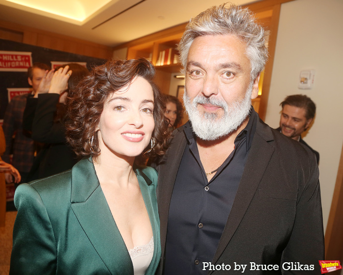 Laura Donnelly and Playwright Jez Butterworth Photo