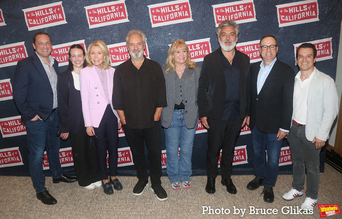 Producer Brian Spector, Producer Megan O'Keefe, Producer Christine Schwarzman, Director Sam Mendes, Producer Sonia Friedman and Playwright Jez Butterworth, Producer Darren Johnston and Producer Michael Shulman at 