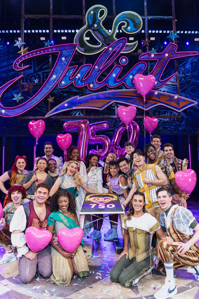Photos: & JULIET Celebrates 750 Performances On Broadway Image