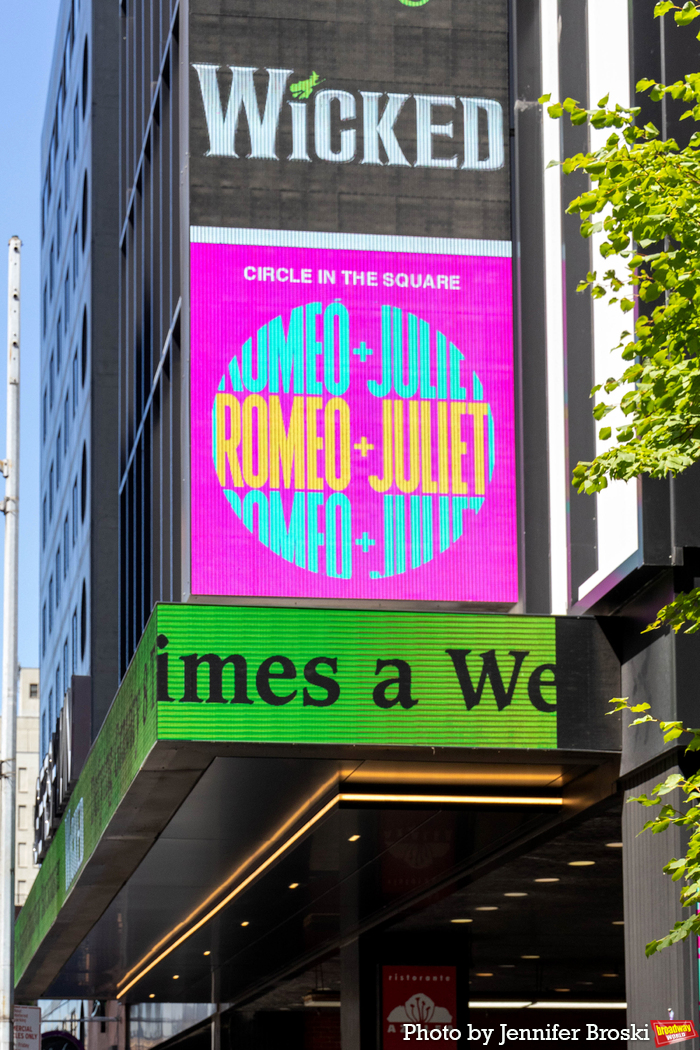 Up on the Marquee: ROMEO + JULIET Image