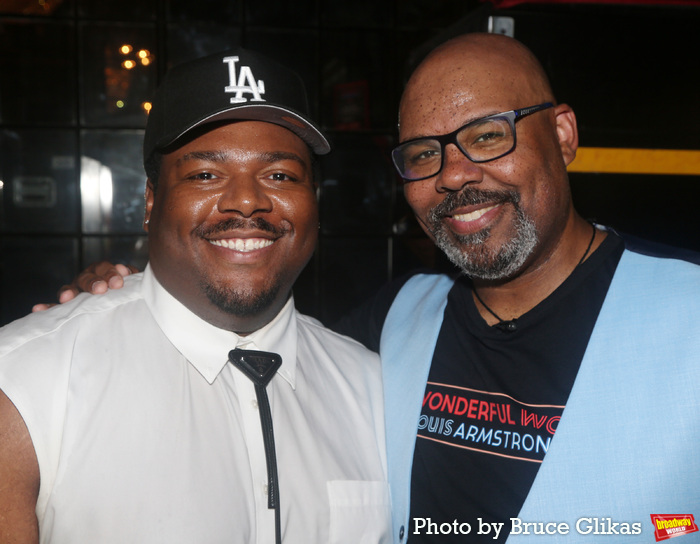 Louis Armstrong's Nephew and James Monroe Iglehart  Photo