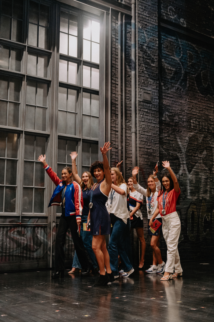 Photos/Video: US Women's Olympic Artistic Swim Team Visits MJ THE MUSICAL Image