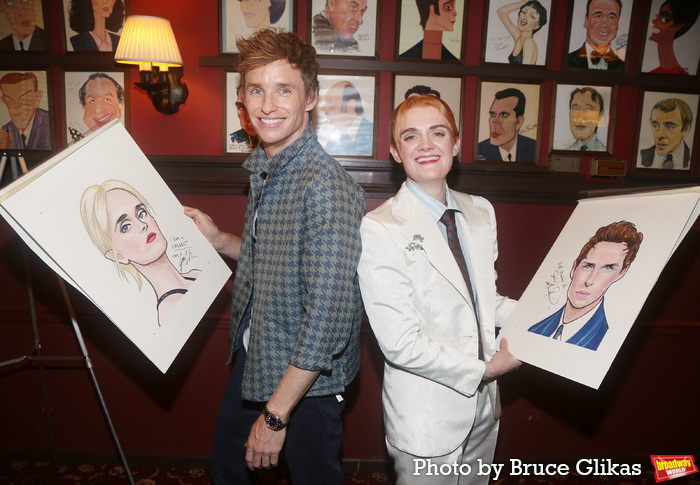 Photos: CABARET Stars Eddie Redmayne & Gayle Rankin Honored with Sardi's Portraits  Image