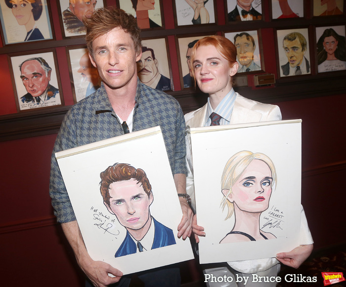 Photos: CABARET Stars Eddie Redmayne & Gayle Rankin Honored with Sardi's Portraits  Image