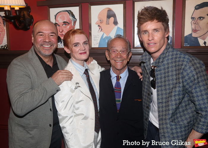 Danny Burstein, Gayle Rankin, Joel Grey and Eddie Redmayne  Photo