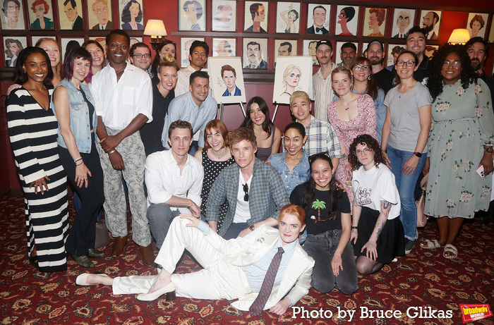 Eddie Redmayne & Gayle Rankin with the Company & Cast of 