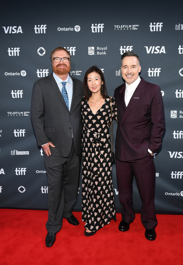 R. J. Cutler, Jane Cha Cutler, and David Furnish Photo