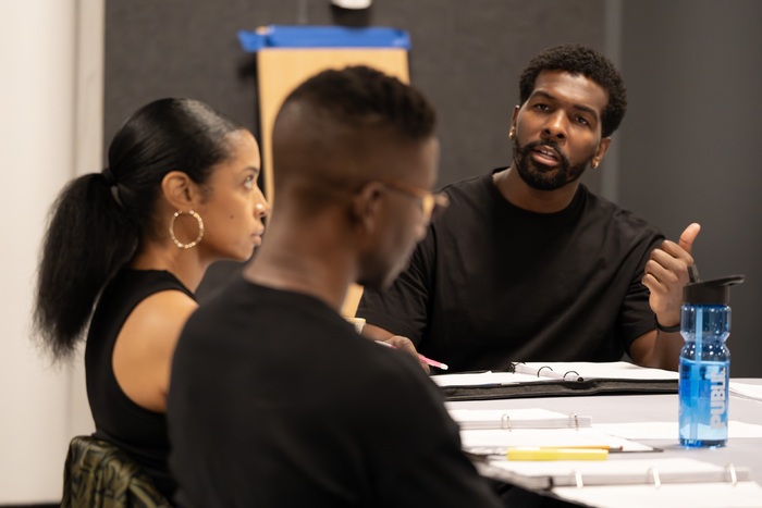 Mamoudou Athie, Susan Kelechi Watson, and Khris Davis Photo