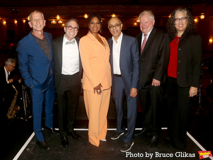 Tom Kirdahy, Andy Einhorn, Audra McDonald, George C. Wolfe, Robert E. Wankel and Mara Photo