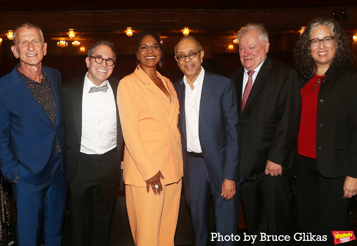 Tom Kirdahy, Andy Einhorn, Audra McDonald, George C. Wolfe, Robert E. Wankel and Mara Photo