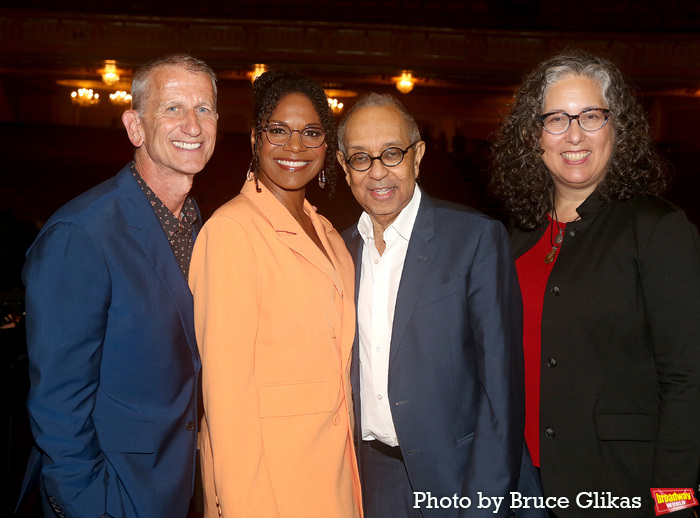 Tom Kirdahy, Audra McDonald, George C. Wolfe and Mara Isaacs  Photo