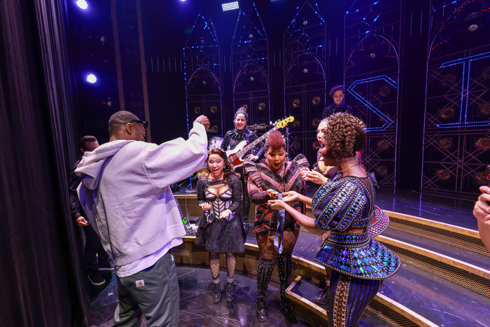 Photos: Olympic Medalists Rai Benjamin and Anita Alvarez Visit SIX on Broadway Image