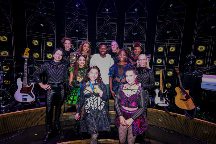 Photos: Olympic Medalists Rai Benjamin and Anita Alvarez Visit SIX on Broadway Image