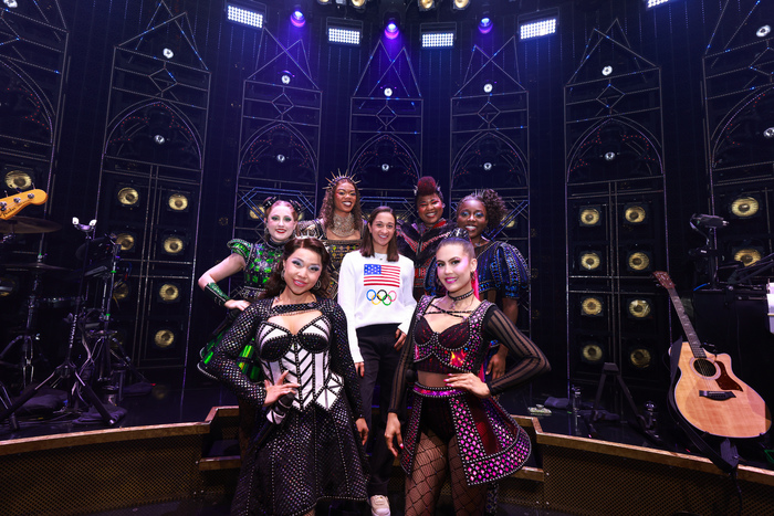 Photos: Olympic Medalists Rai Benjamin and Anita Alvarez Visit SIX on Broadway Image
