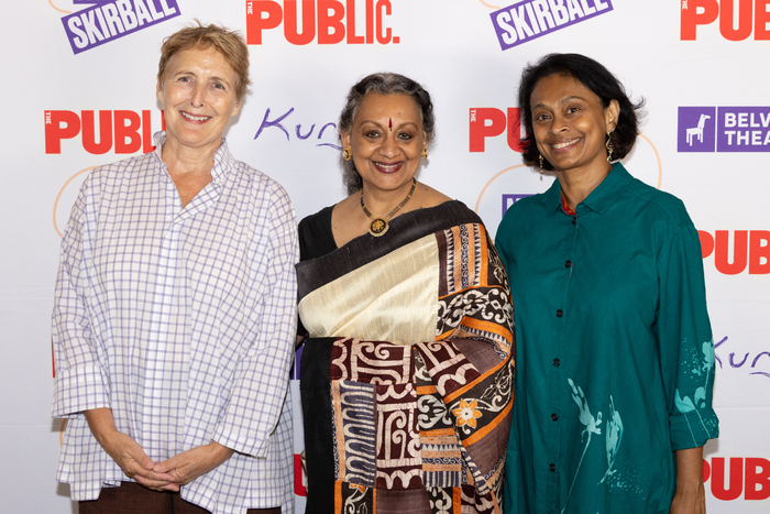 Fiona Shaw, Anandavalli, and Sonali Deraniyagala at 