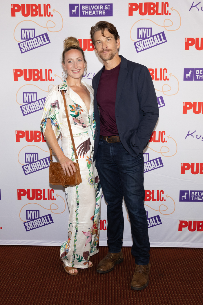 Elise McCann and Andy Karl Photo