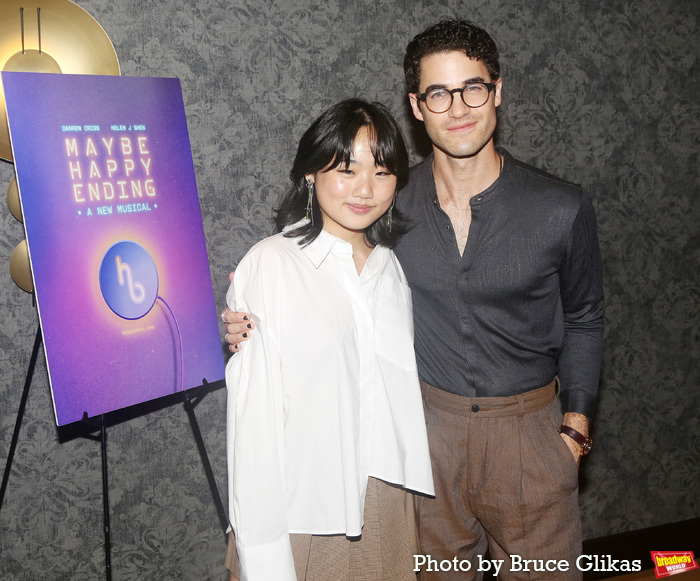 Helen J Shen and Darren Criss  Photo