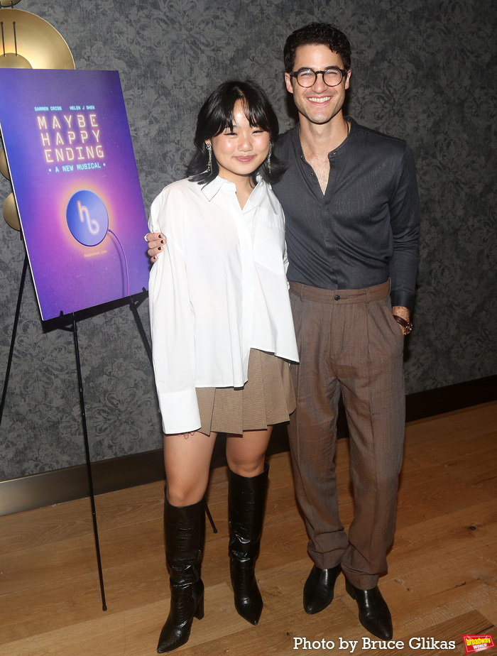 Helen J Shen and Darren Criss  Photo