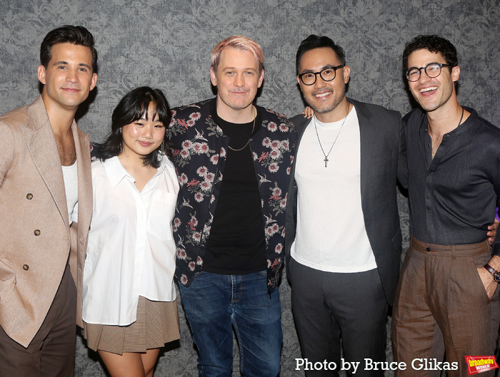 Dez Duron, Helen J Shen, Director Michael Arden, Marcus Choi and Darren Criss Photo