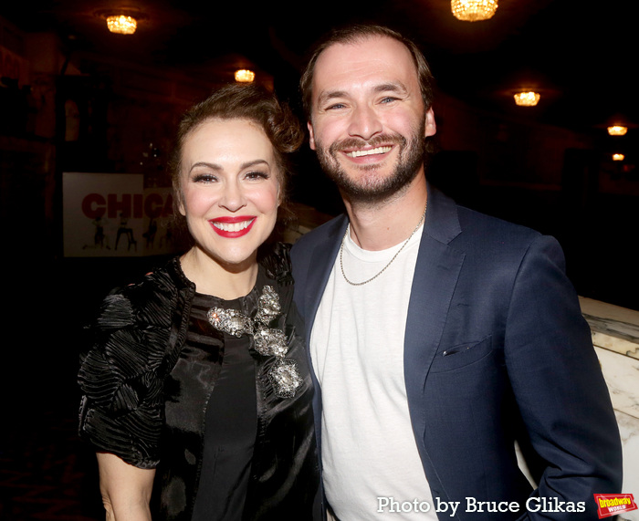 Alyssa Milano and Andrew Minkin Photo