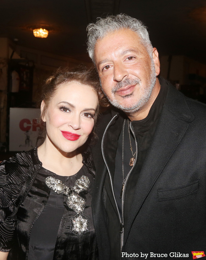 Alyssa Milano and Alaa Khaled Photo