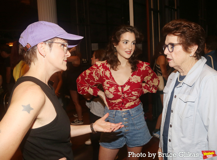 Jenn Colella, Hannah Cruz, Billie Jean King  Photo