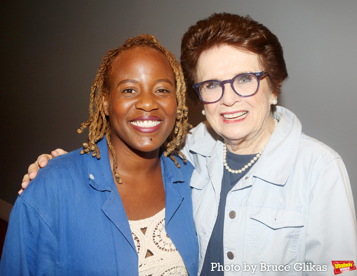 Anastacia McCleskey and Billie Jean King Photo