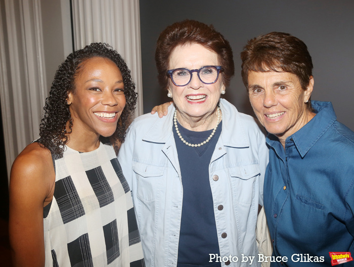 Nikki M. James, Billie Jean King and Ilana Kloss  Photo