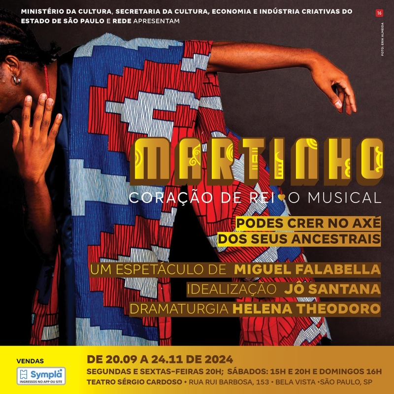 Considered One of the Great Exponents of Samba MARTINHO CORAÇÃO DE REI, THE MUSICAL Pays Tribute to Martinho da Vila  Image