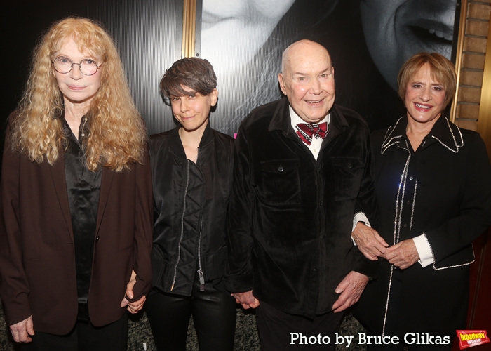 Mia Farrow, Jen Silverman, Jack O'Brien and Patti LuPone  Photo