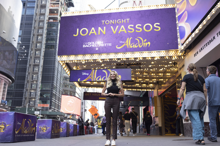 Photos/Video: 'The Golden Bachelorette' Joan Vassos Makes Broadway Debut in ALADDIN  Image